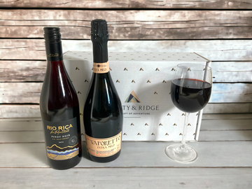 Prosecco and Red Wine Duo Gift Box