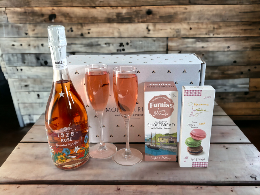 Sparkling Rosé and Sweet Treats Gift Box