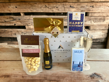 Happy Birthday Gift Box with Prosecco