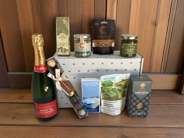 Indulgent Champagne and Gourmet Treats Gift Box