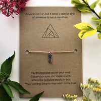 Marathon Runner’s Wish Bracelet | ‘Anyone can run, but it takes a special kind of someone to run a marathon’