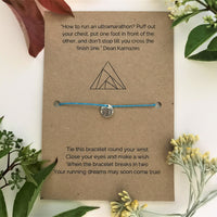 Ultramarathon Runner’s Wish Bracelet | 'How to run an ultramarathon... Don't stop until you reach the finish line'
