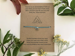 Ultramarathon Runner’s Wish Bracelet | 'How to run an ultramarathon... Don't stop until you reach the finish line'