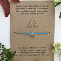 Ultramarathon Runner’s Wish Bracelet | 'How to run an ultramarathon... Don't stop until you reach the finish line'