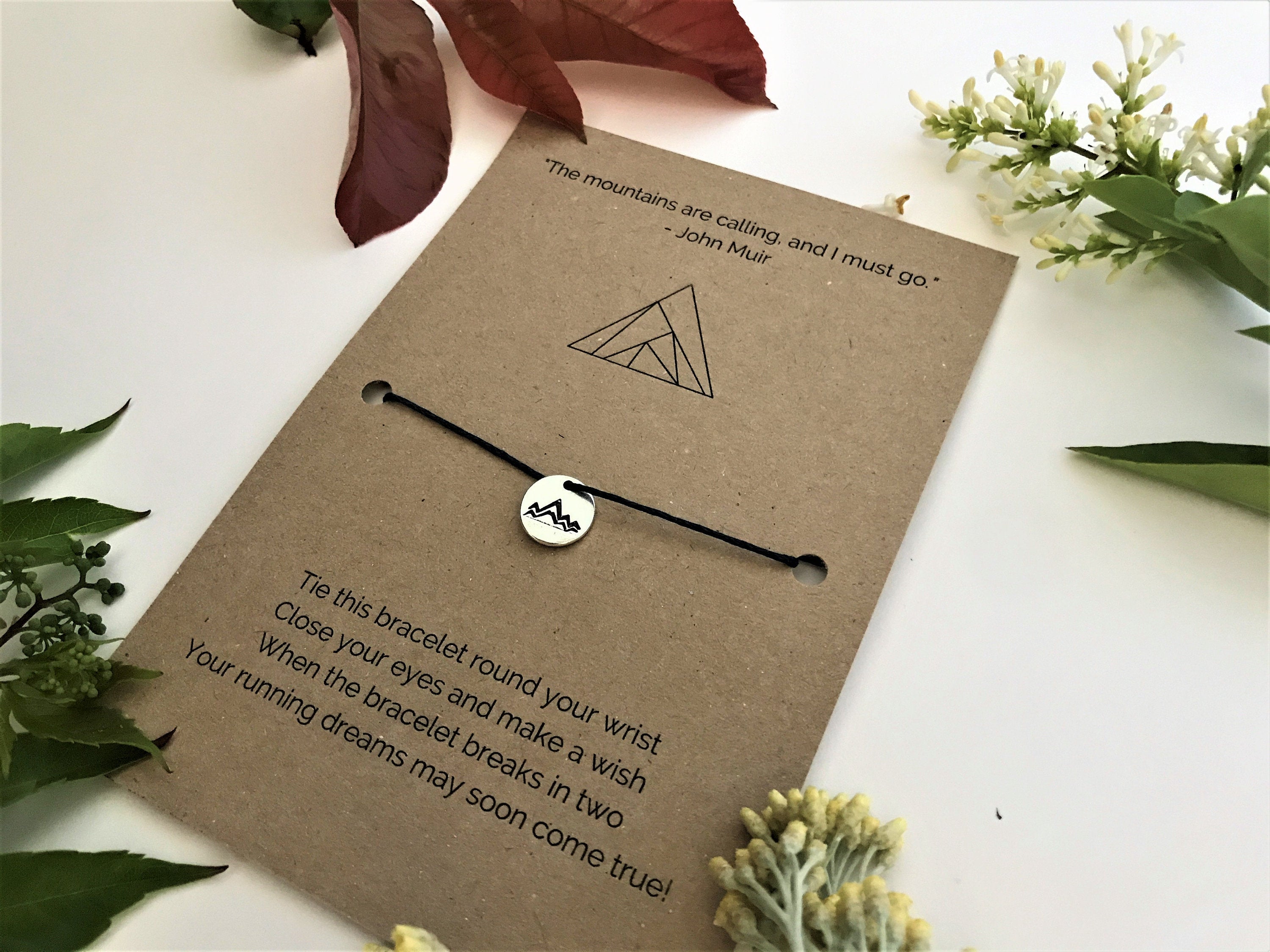 Mountain Trail Runner s Wish Bracelet The mountains are calling and I must go