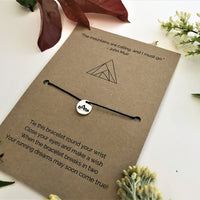 Mountain Trail Runner’s Wish Bracelet | 'The mountains are calling and I must go'
