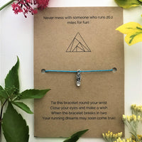 Marathon Runner’s Wish Bracelet | ‘Never mess with someone who runs 26.2 miles for fun'