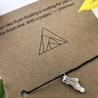 Runner’s Funny Wish Bracelet | 'Run like Ryan Gosling is waiting for you at the finish line. With a puppy'