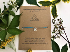 Couch to 5k Runner’s Wish Bracelet | ‘Congratulations on completing Couch to 5k' - 5k, bracelet, couch to 5k, running - Monty&Ridge