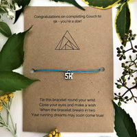 Couch to 5k Runner’s Wish Bracelet | ‘Congratulations on completing Couch to 5k'