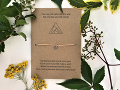 New Runner Beginner's Wish Bracelet | ‘You may not yet know the way but one day you will run 5k'
