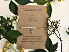 Triathlon Wish Bracelet | 'Triathlete: a person who doesn't understand 1 sport is enough'