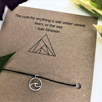 Sea Lover's Wish Bracelet | 'The cure for anything is salt water - sweat, tears or the sea'