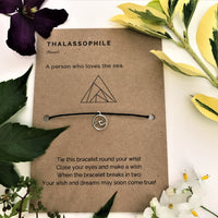 Sea Lover's Wish Bracelet | 'Thalassophile: a person who loves the sea'
