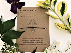 Sea Lover's Wish Bracelet | 'Thalassophile: a person who loves the sea'