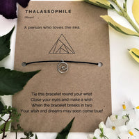 Sea Lover's Wish Bracelet | 'Thalassophile: a person who loves the sea'