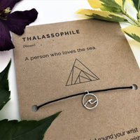 Sea Lover's Wish Bracelet | 'Thalassophile: a person who loves the sea'