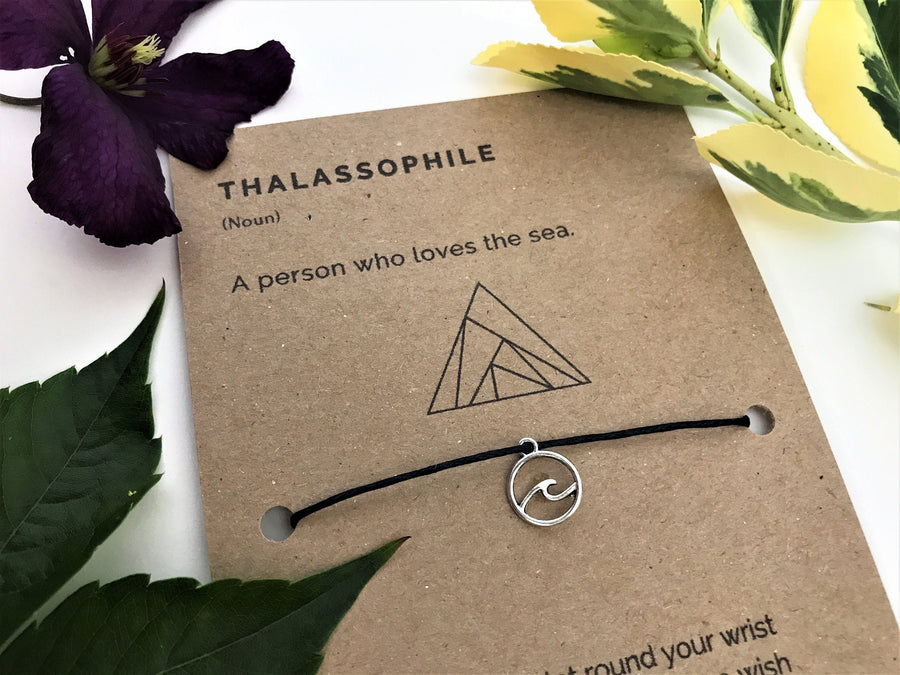 Sea Lover's Wish Bracelet | 'Thalassophile: a person who loves the sea'