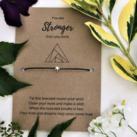 Stronger than you think bracelet mindfulness star