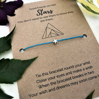 Friendship Wish Bracelet | 'Good friends are like stars'