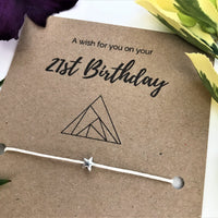 21st Birthday Wish Bracelet