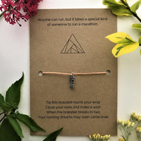 Marathon Runner’s Wish Bracelet | ‘Anyone can run, but it takes a special kind of someone to run a marathon’