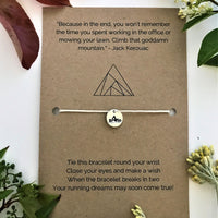 Mountain Trail Runner’s Wish Bracelet | 'Climb that goddamn mountain'
