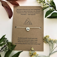 Mountain Trail Runner’s Wish Bracelet | 'Climb that goddamn mountain'