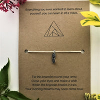Marathon Runner’s Wish Bracelet | 'Everything you ever wanted to learn about yourself you can learn in 26.2 miles'