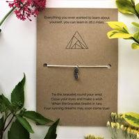 Marathon Runner’s Wish Bracelet | 'Everything you ever wanted to learn about yourself you can learn in 26.2 miles'
