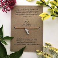 Long Distance Runner’s Wish Bracelet | 'Few men during their lifetime come anywhere near exhausting the resources dwelling within them'