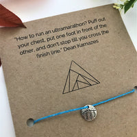 Ultramarathon Runner’s Wish Bracelet | 'How to run an ultramarathon... Don't stop until you reach the finish line'