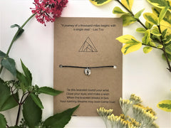 Running Journey Wish Bracelet | 'A journey of a thousand miles begins with a single step'
