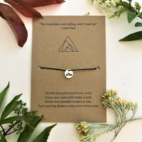 Mountain Trail Runner’s Wish Bracelet | 'The mountains are calling and I must go'