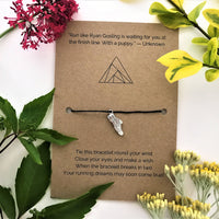 Runner’s Funny Wish Bracelet | 'Run like Ryan Gosling is waiting for you at the finish line. With a puppy'