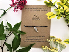 Runner’s Funny Wish Bracelet | 'Run like Ryan Gosling is waiting for you at the finish line. With a puppy'