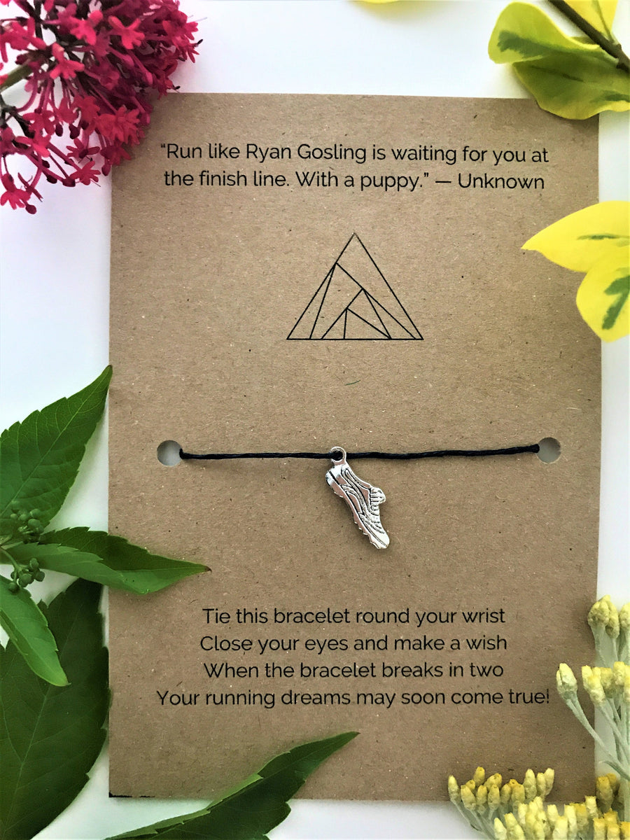 Runner’s Funny Wish Bracelet | 'Run like Ryan Gosling is waiting for you at the finish line. With a puppy'