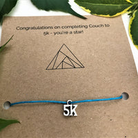Couch to 5k Runner’s Wish Bracelet | ‘Congratulations on completing Couch to 5k'