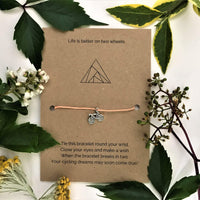 Cyclist's Wish Bracelet | 'Life is better on two wheels' - adventure, bracelet, cycling, triathlon - Monty&Ridge