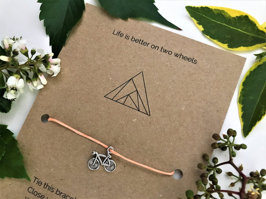 Cyclist's Wish Bracelet | 'Life is better on two wheels'