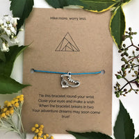 Hiker’s Wish Bracelet | 'Hike More, Worry Less'