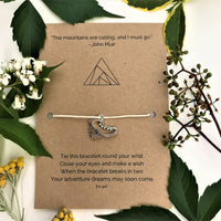 Hiker’s Wish Bracelet | 'The mountains are calling and I must go'