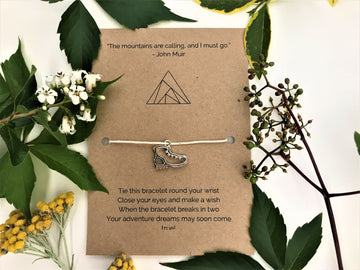 Hiker’s Wish Bracelet | 'The mountains are calling and I must go'