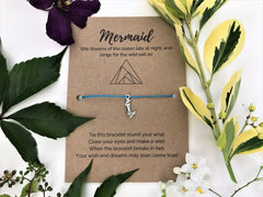 Sea Lover's Wish Bracelet | 'Mermaid she dreams of the ocean late at night and longs for the wild salt air'