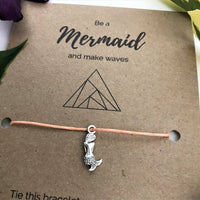 Sea Lover's Wish Bracelet | 'Be a mermaid and make waves'