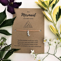 Sea Lover's Wish Bracelet | 'Be a mermaid and make waves'