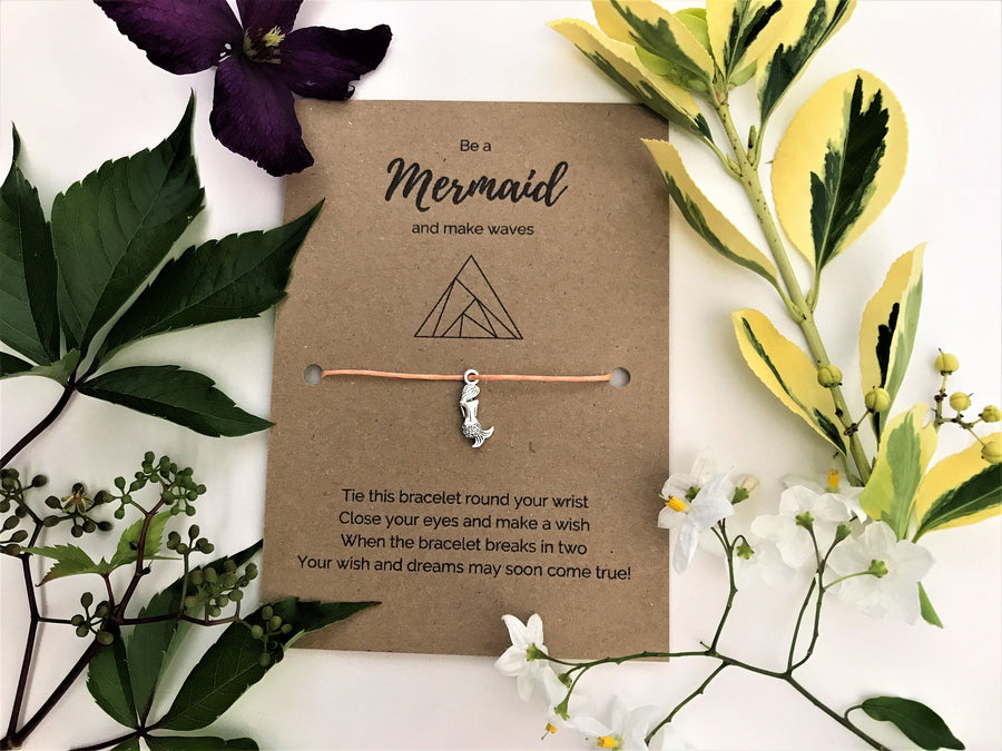 Sea Lover's Wish Bracelet | 'Be a mermaid and make waves'
