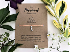 Sea Lover's Wish Bracelet | 'Be a mermaid and make waves'