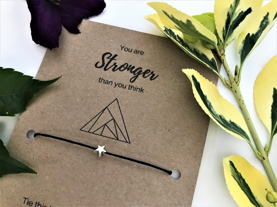 You Are Stronger Than You Think Wish Bracelet
