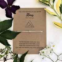 Tough Times Wish Bracelet | 'Only in the darkness can you see the stars'